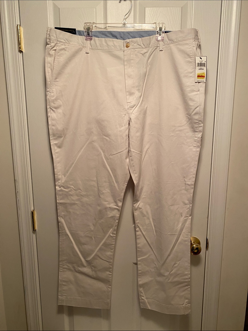 Polo Ralph Lauren Off White Classic Fit Chino Pants…size 44Bx34